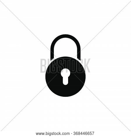 Lock Icon.security Symbol.padlock Vector Illustration.lock Icon Isolated On White Background.eps 10 