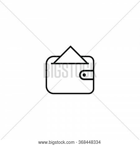 Wallet Icon.line Wallet Vector.purse Sign.wallet Icon Isolated On White Background. Eps 10 Wallet Ve