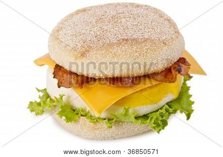 Petit déjeuner muffin anglais