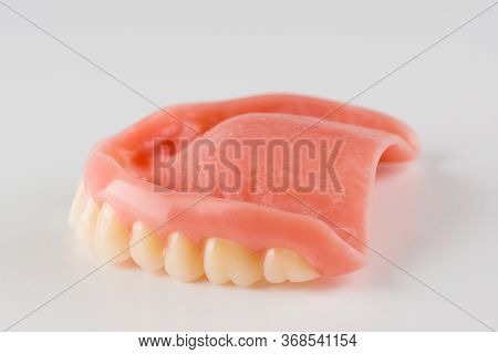 Large Image Of A Modern Denture Nylone On A White Background