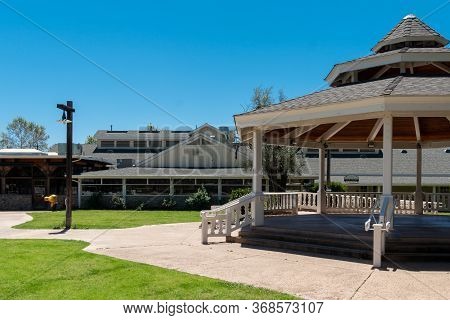 Old Poway Park And Village With Poway Midland Railroad, Poway, California, Usa. April 18th, 2020