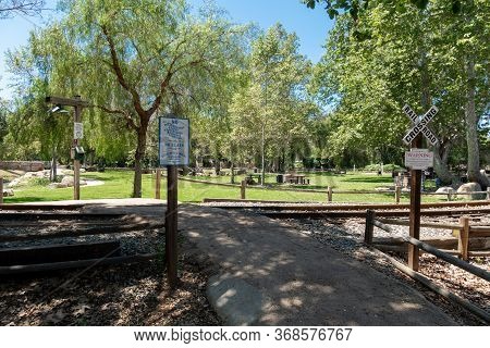Old Poway Park And Village, Poway, California. Usa April 18th, 2020