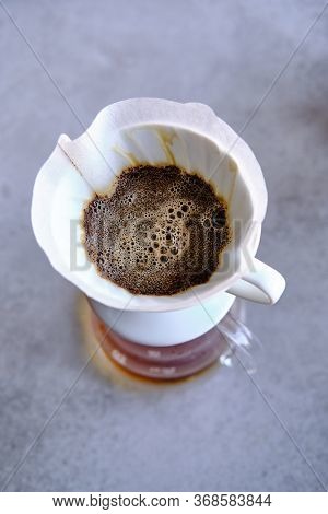 Making Pour-over Coffee With A Hario V60 Dripper