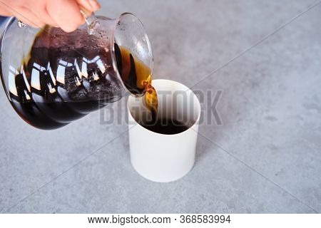 Making Pour-over Coffee With A Hario V60 Dripper
