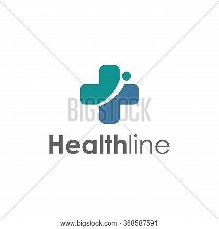 Health Line Logo Vector And Medical, Shape, Sign, Template