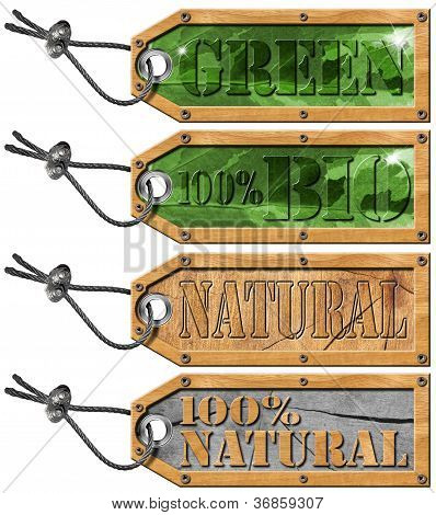 Instellen van Eco-labels - ecologie Concept