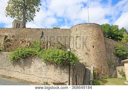 Parthenay Tower And Castle And City Walls, France