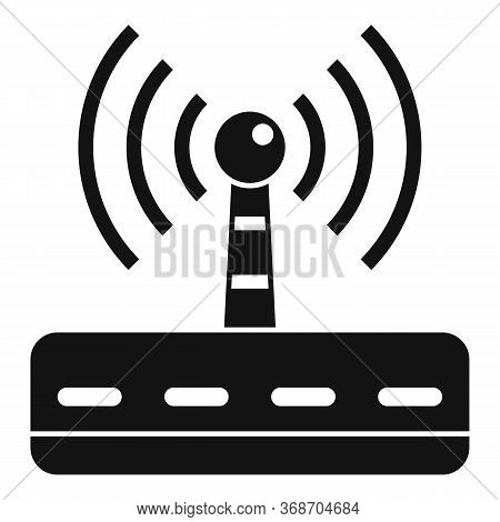 Wifi Router Radiation Icon. Simple Illustration Of Wifi Router Radiation Vector Icon For Web Design 