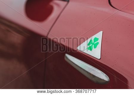 Blato,croatia May 2020
Green Four Leaf Clover Representing 