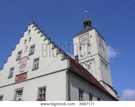 Altes Rathaus in Deggendorf, Bayern