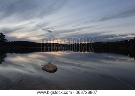 The View Of Nature At Tyresta National Park, Sweden.