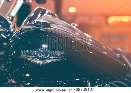 I-san Big Bike Expo 2017 . Udonthani,thailand 26 May 2017.

Logo Of Harley Davidson Motorcycles On A