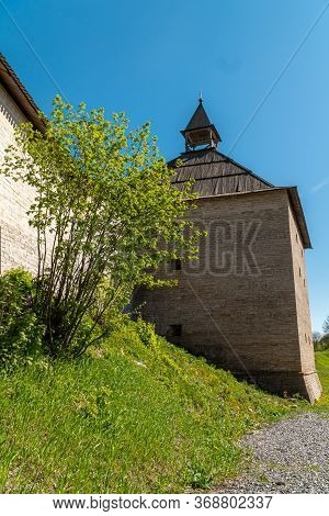 Ancient Historical Old Ladoga Fortress In The Village Of Staraya Ladoga, Volkhovsky District.
