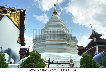 The Statue In Wat Duang Dee Temple At Chiang Mai ,thailand