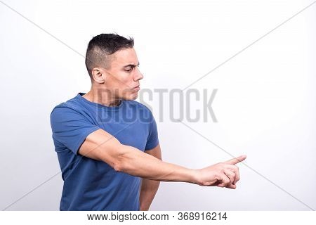 Man Scolding Someone