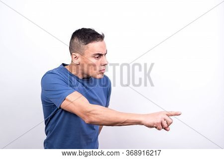 Man Scolding Someone