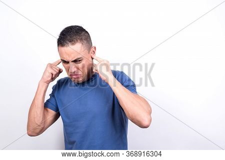 Man Disgusted By Noise