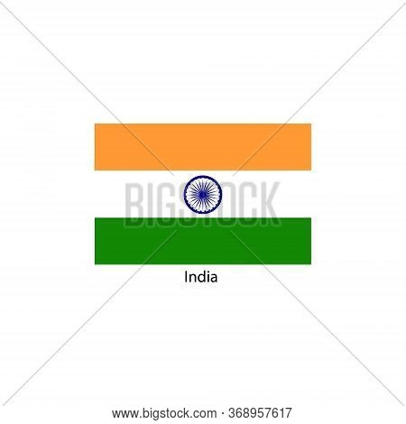 India Flag, Official Colors And Proportion Correctly. National India Flag.