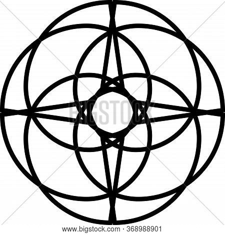 Clock Dial Black Flying Wheel Structure Frame  Simetry On Transparent Background With Stelar Dial Co