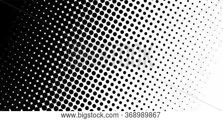 Vector Background With Black Abstract Random Dots,