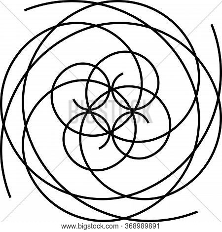 Clock Dial Black Flying Wheel Spining Structure Frame On Transparent Background With Stelar Dial Cor