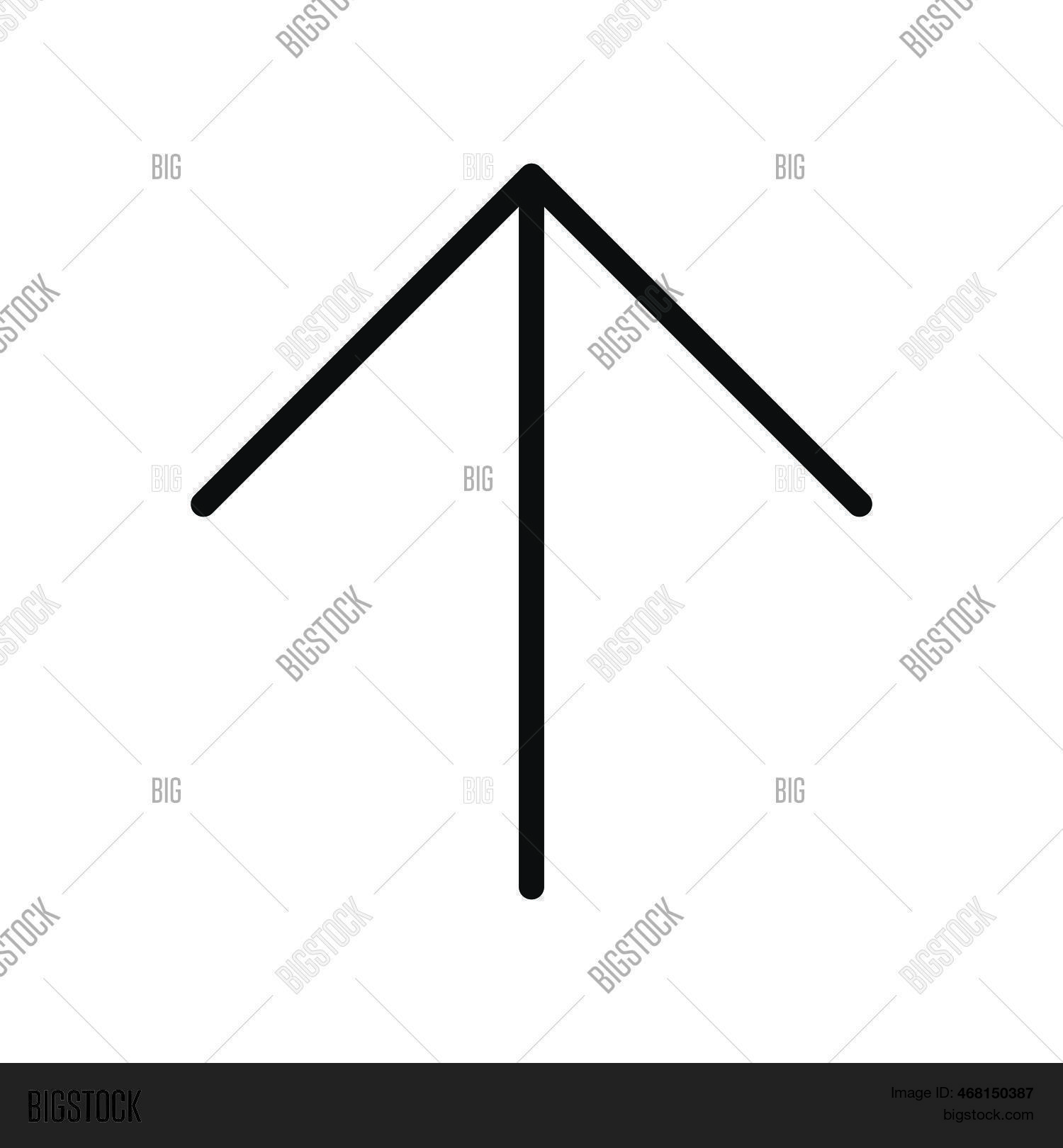 Arrow Icon Line Vector & Photo (Free Trial) | Bigstock