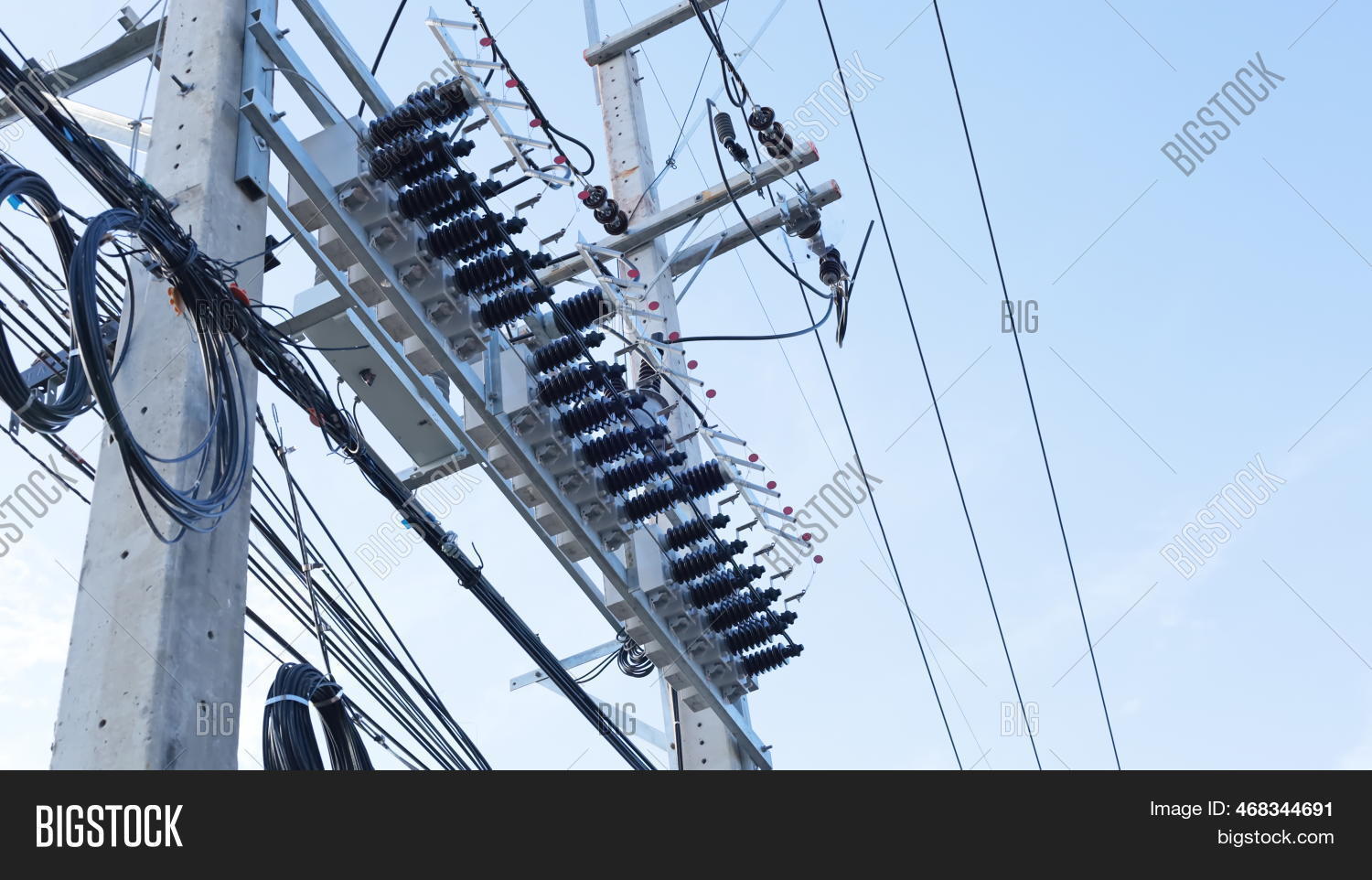 Capacitor Bank On Pole Image & Photo (Free Trial) Bigstock