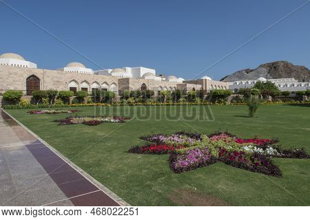 Royal Al Alam Palace In Muscat In Oman In Middle East