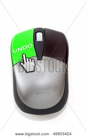 Hand Cursor Clicking On undo Button