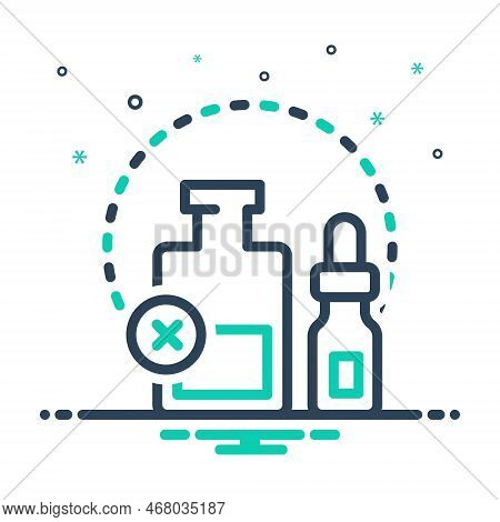 Mix Icon For Essentially Necessarily Medicine Bottle Dropper Cancel