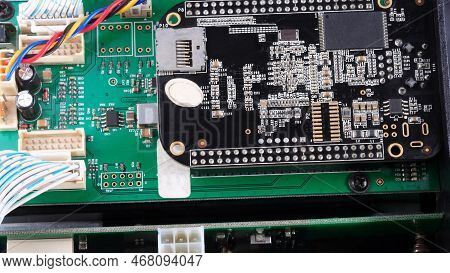 Electronic Device  At Dry Sunny Summer Day