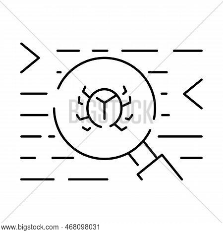 Code Icon In Trendy Flat Style Isolated. Coding And Programming Line Icon. Code Symbol For Your Web 