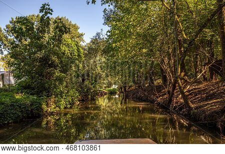 Boat Trip On An Inner Canal In The Marais Poitevin