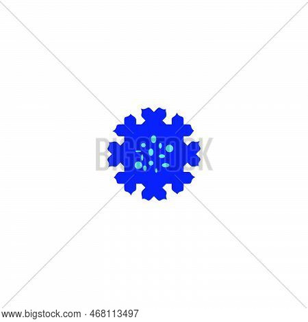 Corona Virus Icon. Simple Style Corona Virus Poster Background Symbol. Brand Logo Design Element. Co