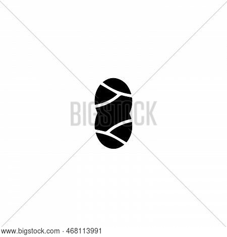 Silk Worm Cocoon Icon. Simple Style Silk Big Sale Poster Background Symbol. Silk Worm Cocoon Brand L