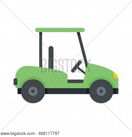 Golf Cart Bag Icon. Flat Illustration Of Golf Cart Bag Vector Icon For Web Design Isolated