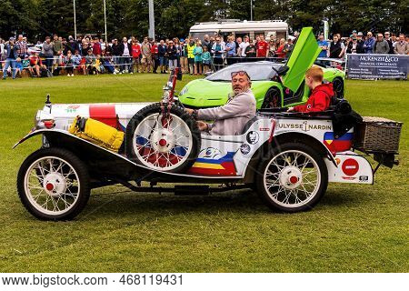 Bath, Uk, June 19, 2022: A 1937 Austin 7, Reg No: Bbm 56 At The Bath Festival Of Motoring 2022.