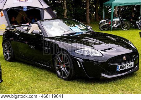 Bath, Uk, June 19, 2022: A 2014 Jaguar Xk R, Reg No: Jn14 Srn At The Bath Festival Of Motoring 2022.