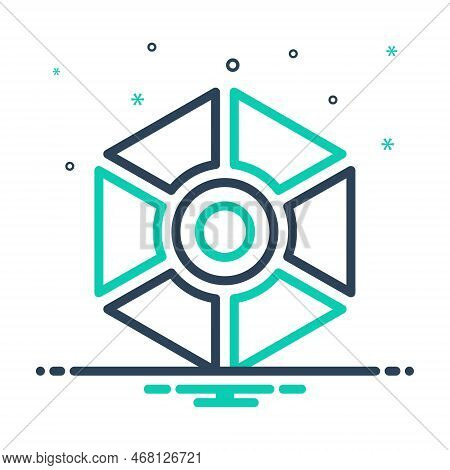 Mix Icon For segments Part Portion Slice Section Division Branch Phase Many-parts Circle Segment