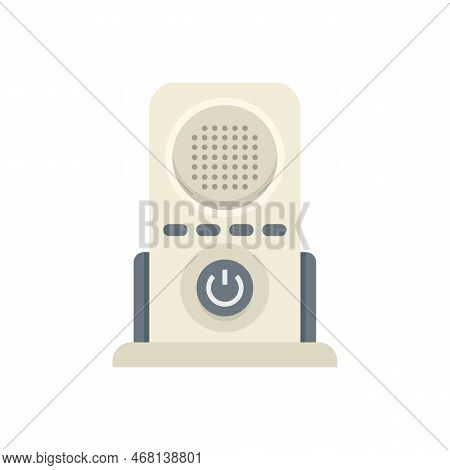 Nanny Baby Monitor Icon Flat Vector. Radio Care. Newborn Babyphone Isolated