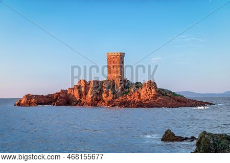 View Of Ile D'or From Cape Dramont, Saint-raphael, France
