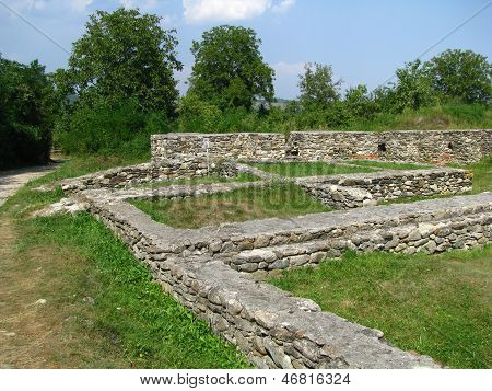Ancient Ruins from Colonia Ulpia Traiana Augusta Dacica Sarmizegetusa in Romania