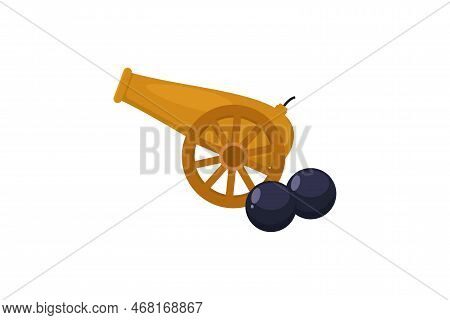 Cannon Icon Isolated On White Background From Circus Collection. Cannon Icon Thin Line Outline Linea