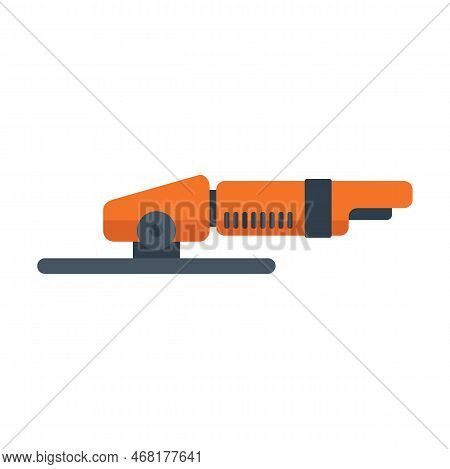 Grind Machine Icon Flat Vector. Grinder Tool. Hand Cutter Isolated
