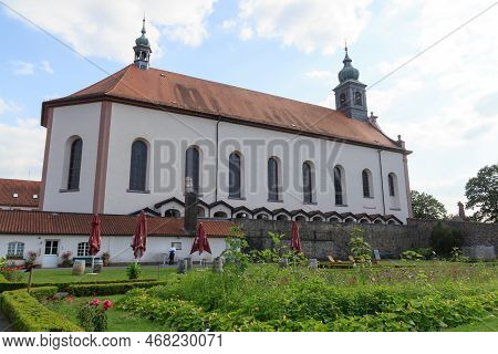 Franciscan Frauenberg Monastery With Minster Church In Fulda, Germany