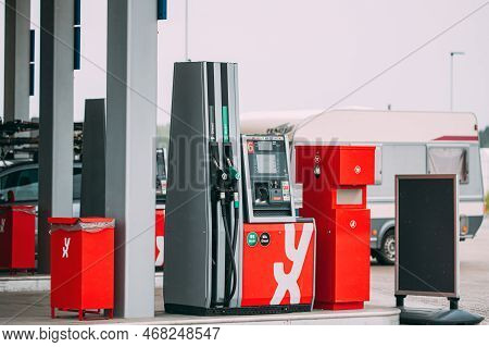 Oslo, Norway - June 25, 2019: Yx Energi Oils Gas Station. Yx Energi, Formerly Known As Hydro Texaco,