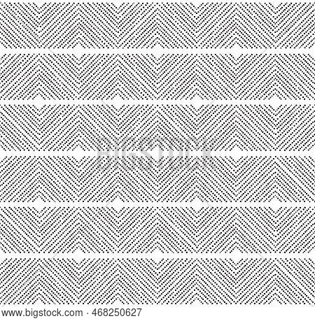 Prehistoric Pottery Bell Beaker Culture Inspired Seamless Dotted Pattern With Optical Illusion - Fol