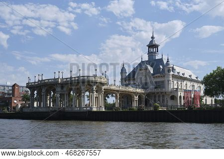 Tigre, Buenos Aires, Argentina, Jan 11 2022: Mat, Intendente Ricardo Ubieto Art Museum Seen From The