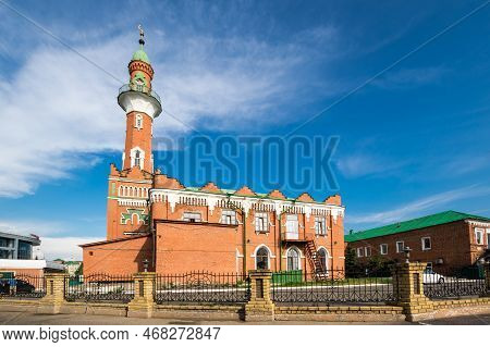 The Thousandth Anniversary Of Islam Mosque (also Known As The Mosque Across The Kaban Lake) In Kazan