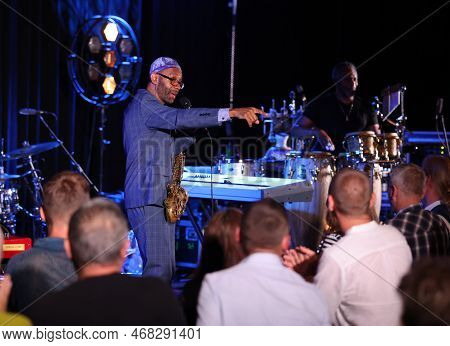 Cracow, Poland - July 08, 2022: Kenny Garrett Quintet Performing Live On The Kijow Centre Stage At S